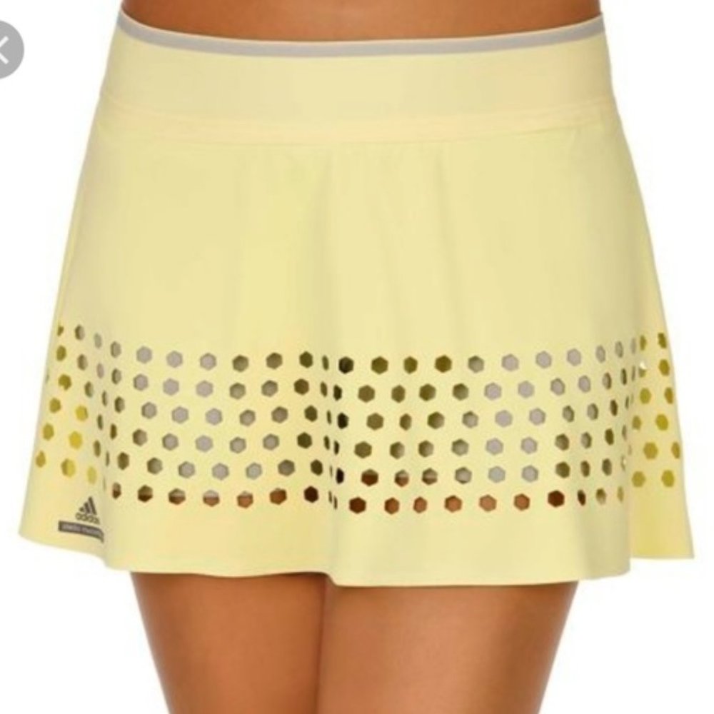 Adidas by Stella McCartney Pale Yellow Athletic Skirt